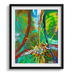 Doug Sharpe Expulse Abstract Art Print Black Frame