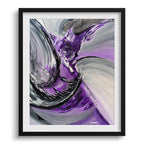 Doug Sharpe Grim Reaper Abstract Art Print Black Frame