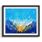 Doug Sharpe Hotspot Abstract Art Print Black Frame