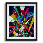 Doug Sharpe Jazz Abstract Art Print Black Frame