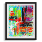 Doug Sharpe Last Call Abstract Art Print Black Frame