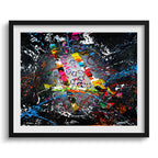 Doug Sharpe Lighthouse Abstract Art Print Black Frame