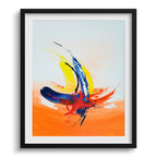 Doug Sharpe Over Abstract Art Print Black Frame