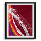 Doug Sharpe Slash Abstract Art Print Black Frame