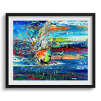 Doug Sharpe Snitch Abstract Art Print Black Frame
