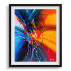 Doug Sharpe Soundwave Abstract Art Print Black Frame