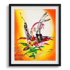 Doug Sharpe Spring Fever Abstract Art Print Black Frame