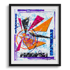 Doug Sharpe Takeoff Abstract Art Print Black Frame