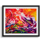 Doug Sharpe Venture Abstract Art Print Black Frame