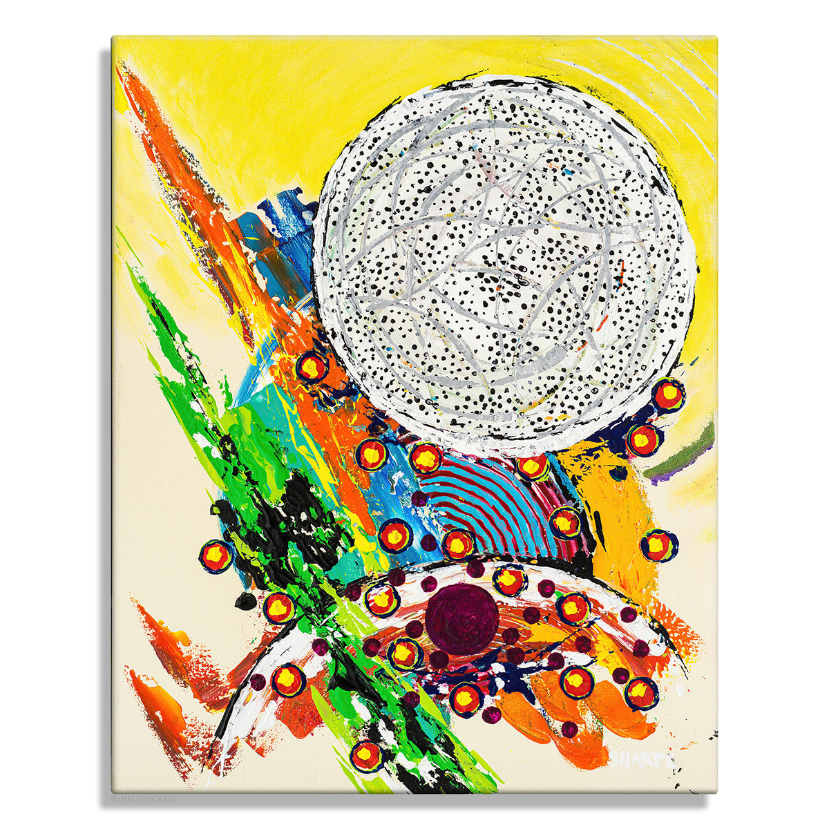 Volley - Original Painting