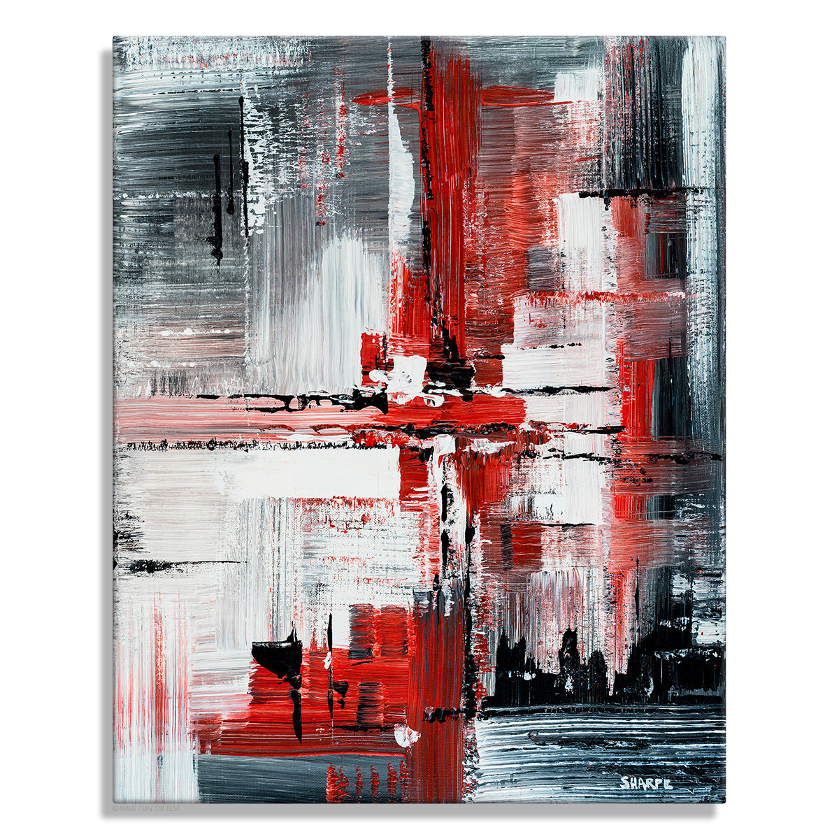 Red Black - Original Painting