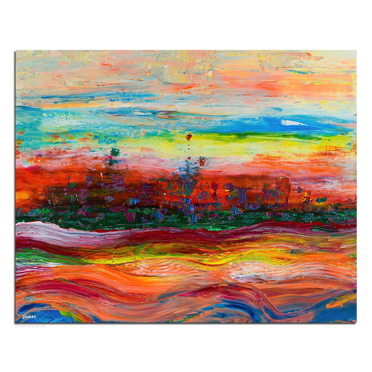 Rolling River - Art Print